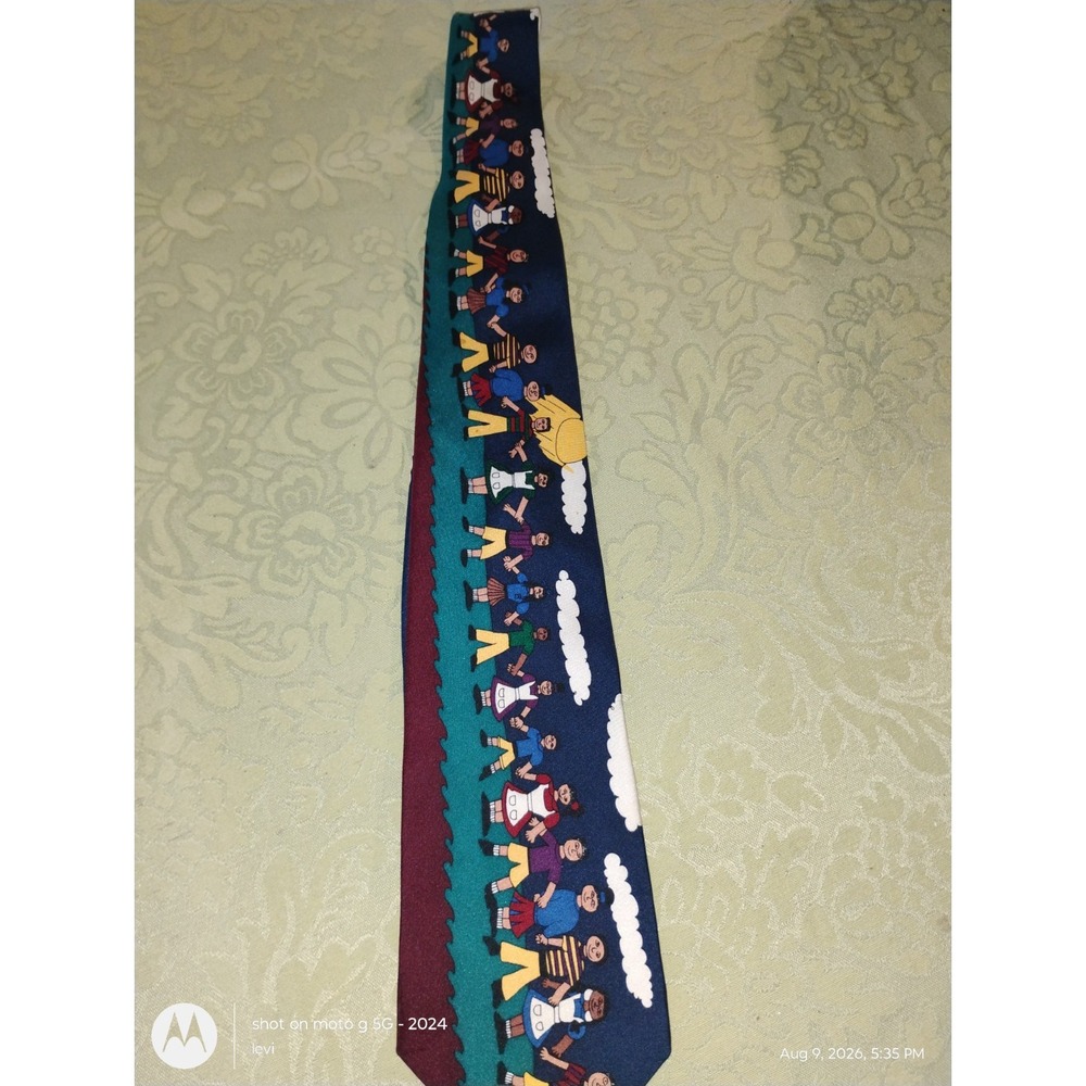 Teacher School Silk Tie Save the Children Kids Charity USA